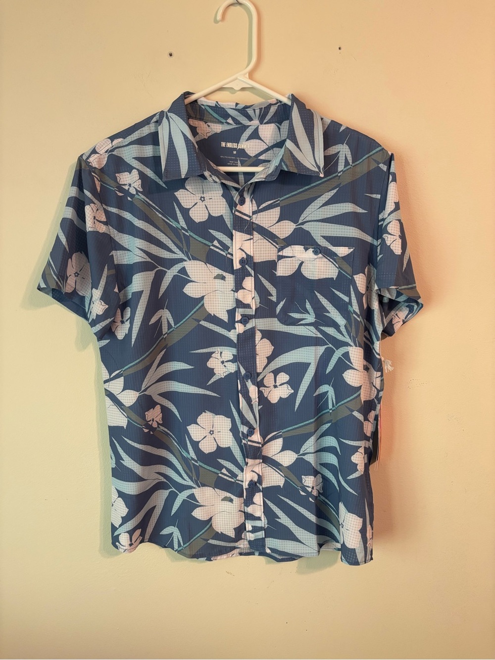Men’s The Endless Summer Floral Hawaiian Shirt M NWT